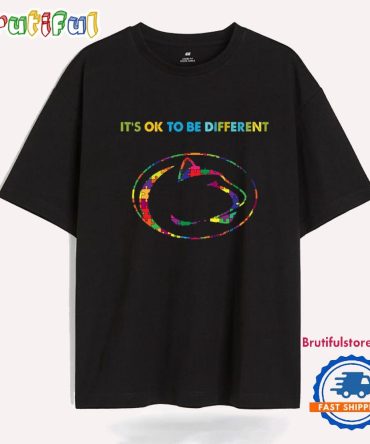Ncaa Penn State Nittany Lions Special Autism Awareness It'S Ok To Be Different T-Shirt