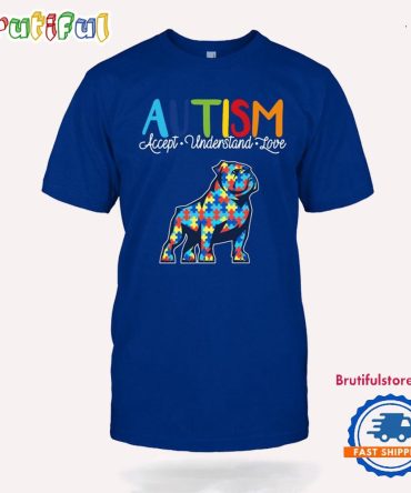 Ncaa Samford Bulldogs Autism Accept Understand Love T-Shirt