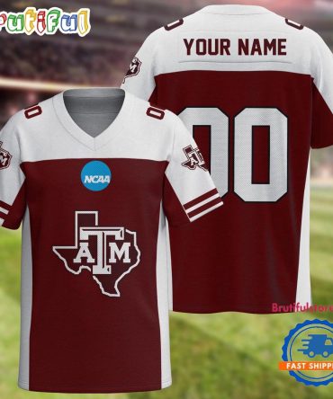 Ncaa Texas Am Aggies Sport Team New Season Personalized Football Jersey