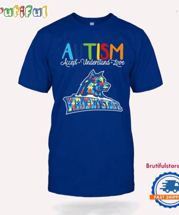 Ncaa Wright State Raiders Autism Accept Understand Love T-Shirt