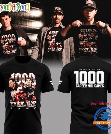 New Jersey Devils Brenden Dillon 1000 Career Nhl Games T Shirt