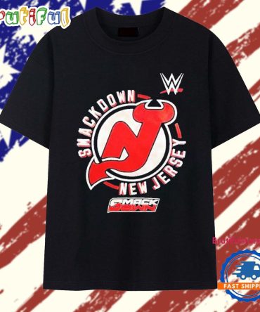 New Jersey Devils X Wwe Smackdown 2025 T Shirt