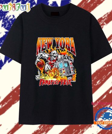 New York Fanatics Fest Player Skeleton T Shirt