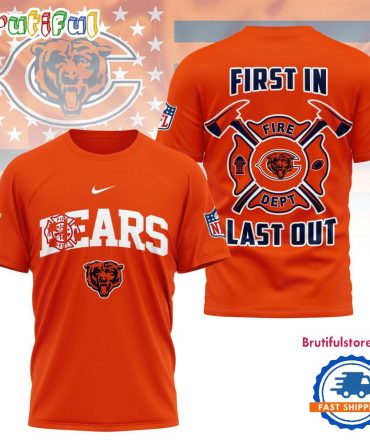 Nfl Chicago Bears 2025 Fire Dept Unisex 3D Shirt