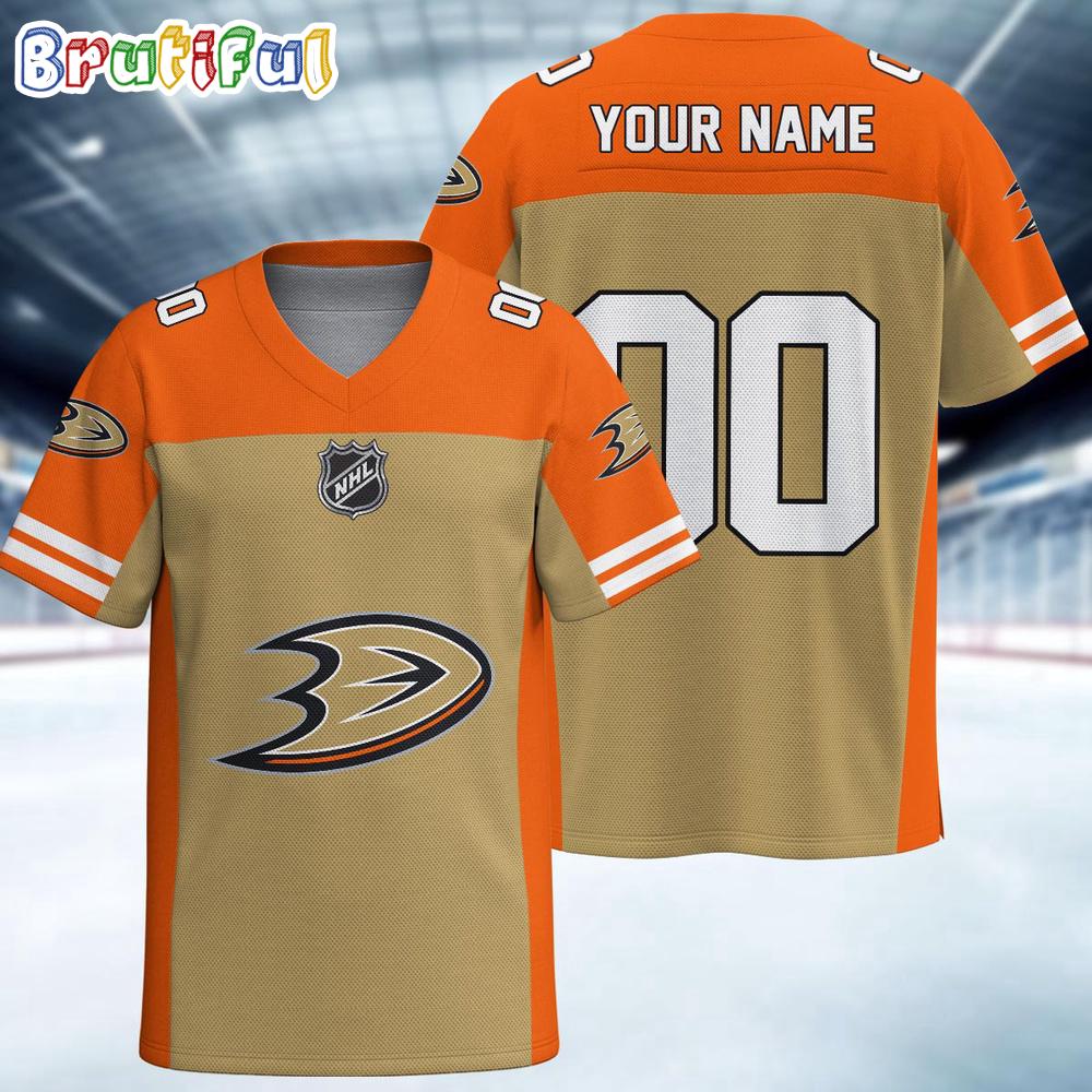Nhl Anaheim Ducks Hockey Team Personalized Football Jersey