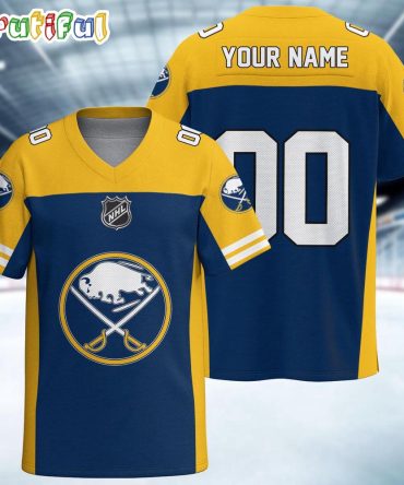 Nhl Buffalo Sabres Hockey Team Personalized Football Jersey