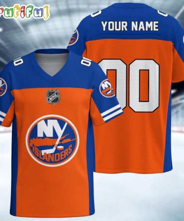 Nhl New York Islanders Hockey Team Personalized Football Jersey