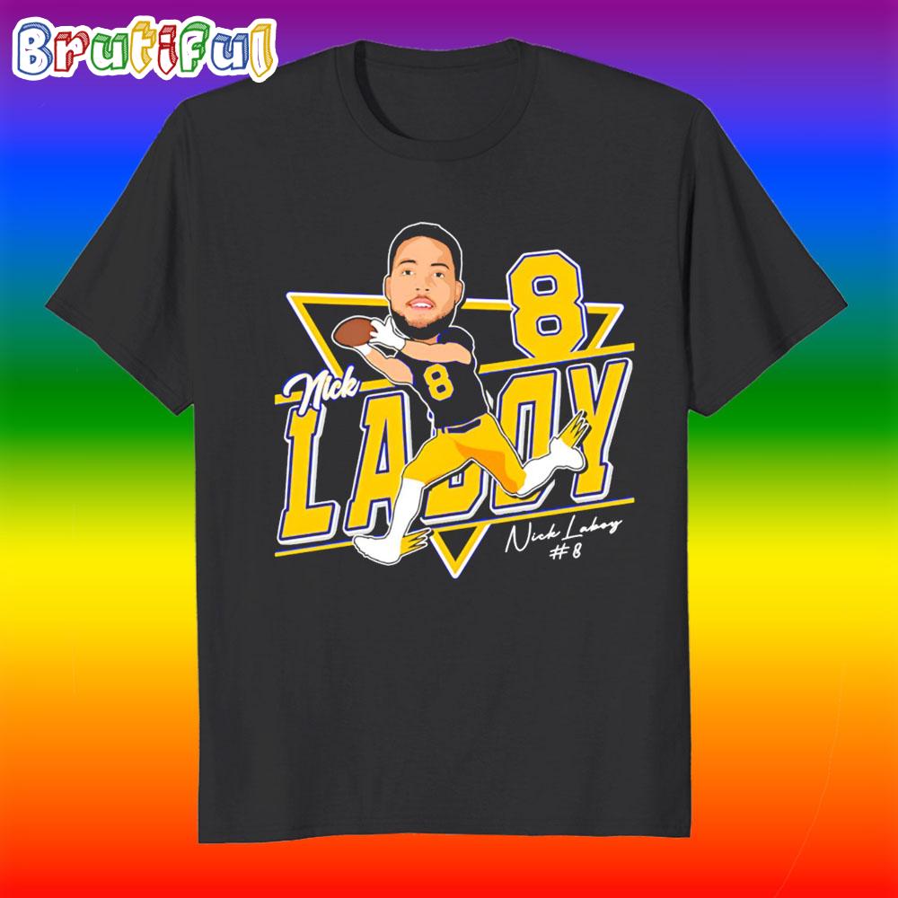Nick Laboy Delaware Fightin’ Blue Hens Caricature ’25 T Shirt