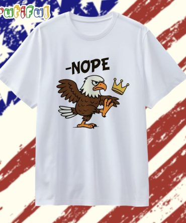 No Kings In America Bald Eagle T Shirt