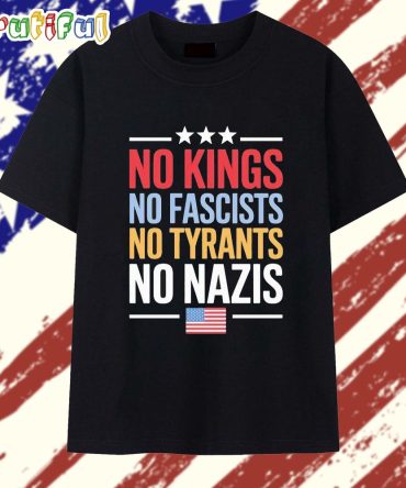 No Kings No Fascists No Nazis Vintage T Shirt