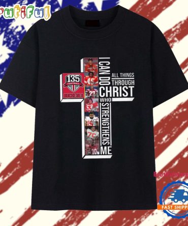 Ohio State Buckeyes All Things Through I Can Do Christ Who Strengthens Me 2025 T Shirt