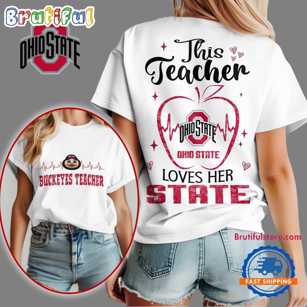 Ohio State Buckeyes Teacher Appreciation Month Vintage T Shirt