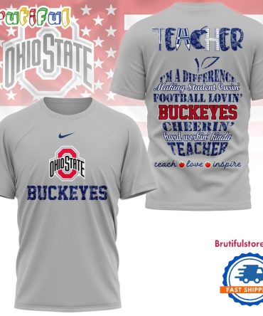 Ohio State Buckeyes Teacher Pride 2025 Unisex 3D Shirt