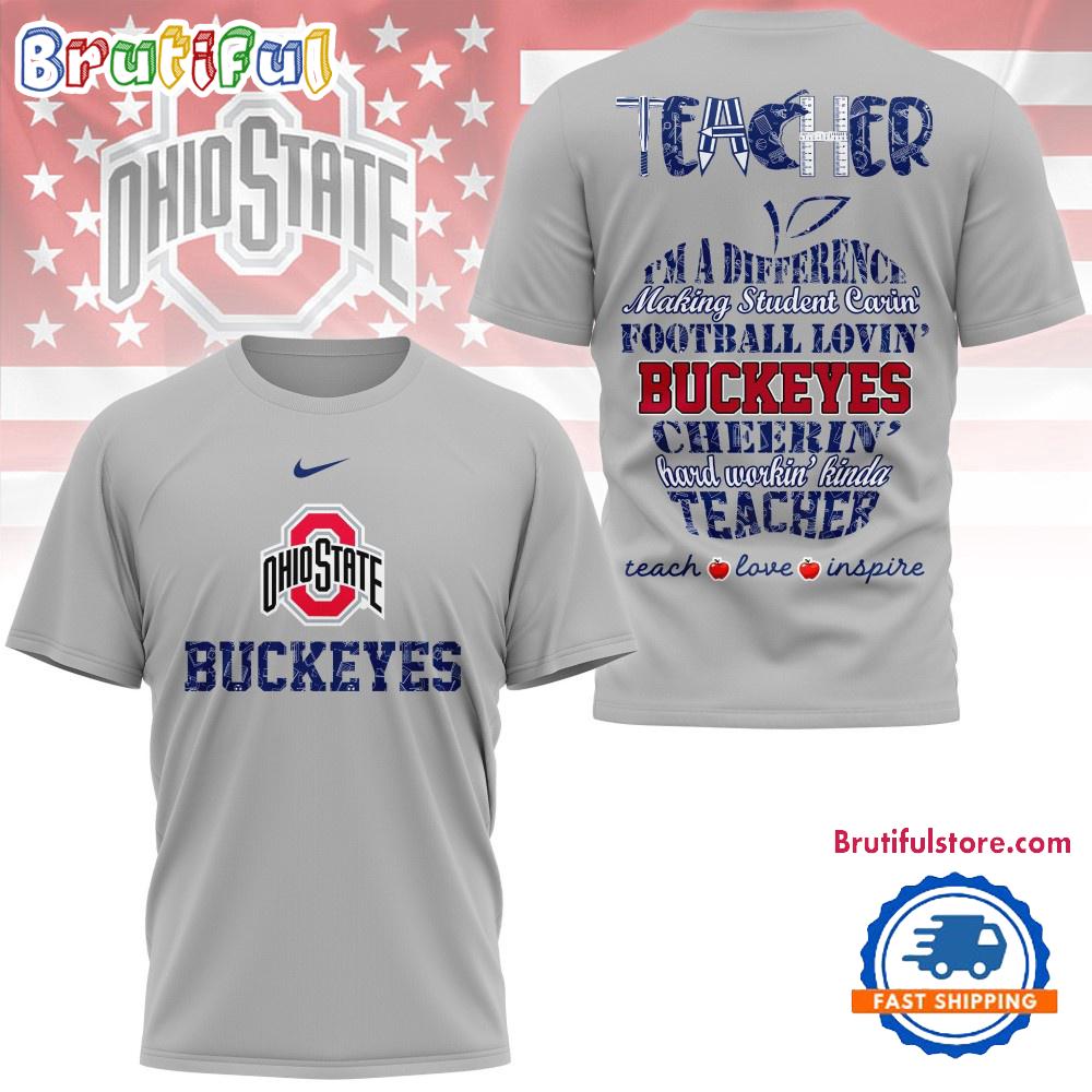 Ohio State Buckeyes Teacher Pride 2025 Unisex 3D Shirt