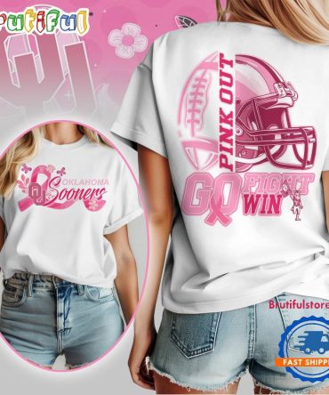 Oklahoma Sooners Tackle Breast Cancer Unisex T Shirt