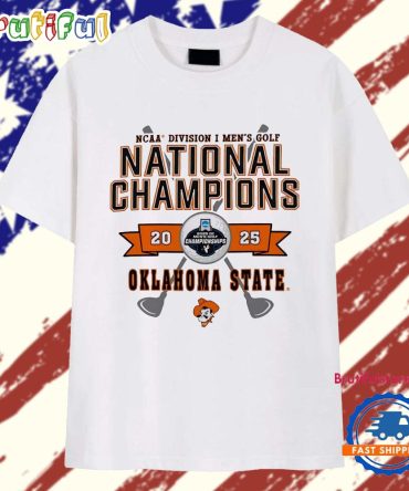 Oklahoma State Cowboys 2025 Ncaa Men’S Golf National Champions T Shirt