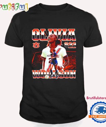 Olivia Woodson Auburn Tigers Player Collage 2025 T Shirt