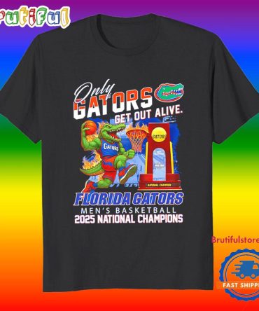 Only Gators Get Out Alive Florida Gators 2025 National Champions T Shirt