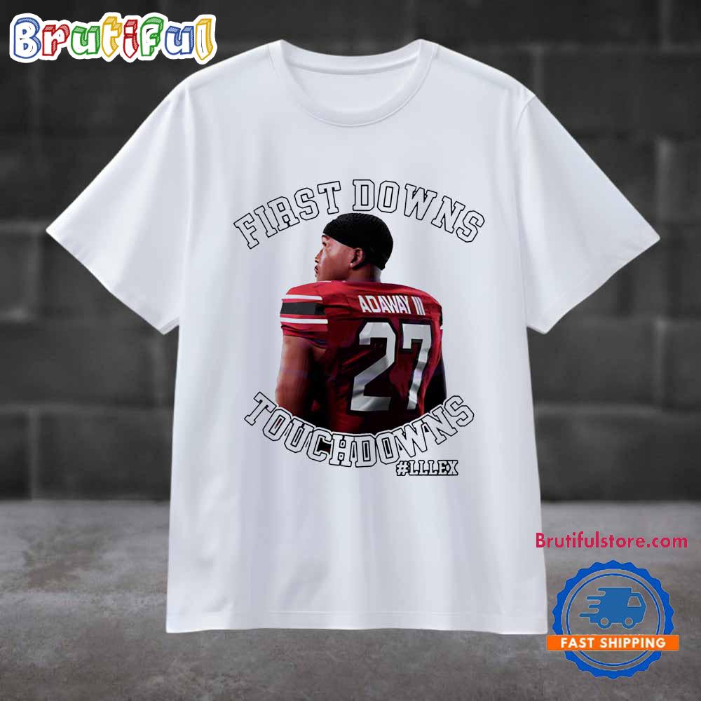 Oscar Adaway Iii First Downs Touchdowns T Shirt