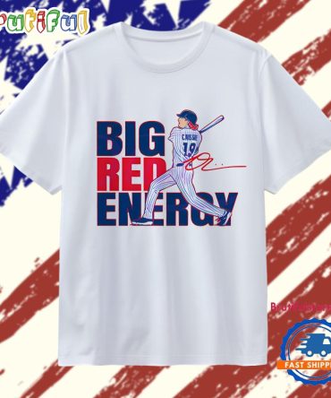 Owen Caissie Big Red Energy Chicago Baseball Graphic T Shirt