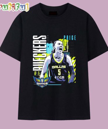 Paige Bueckers Dallas Wings Basketball Draft Day T Shirt