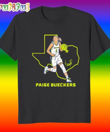 Paige Bueckers Dallas Wings State Star Pose T Shirt