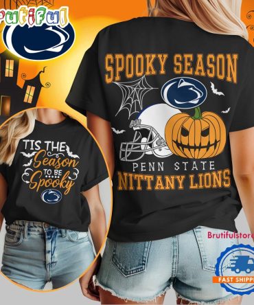 Penn State Nittany Lions 2025 Ncaa Halloween Spooky Season Vintage T Shirt