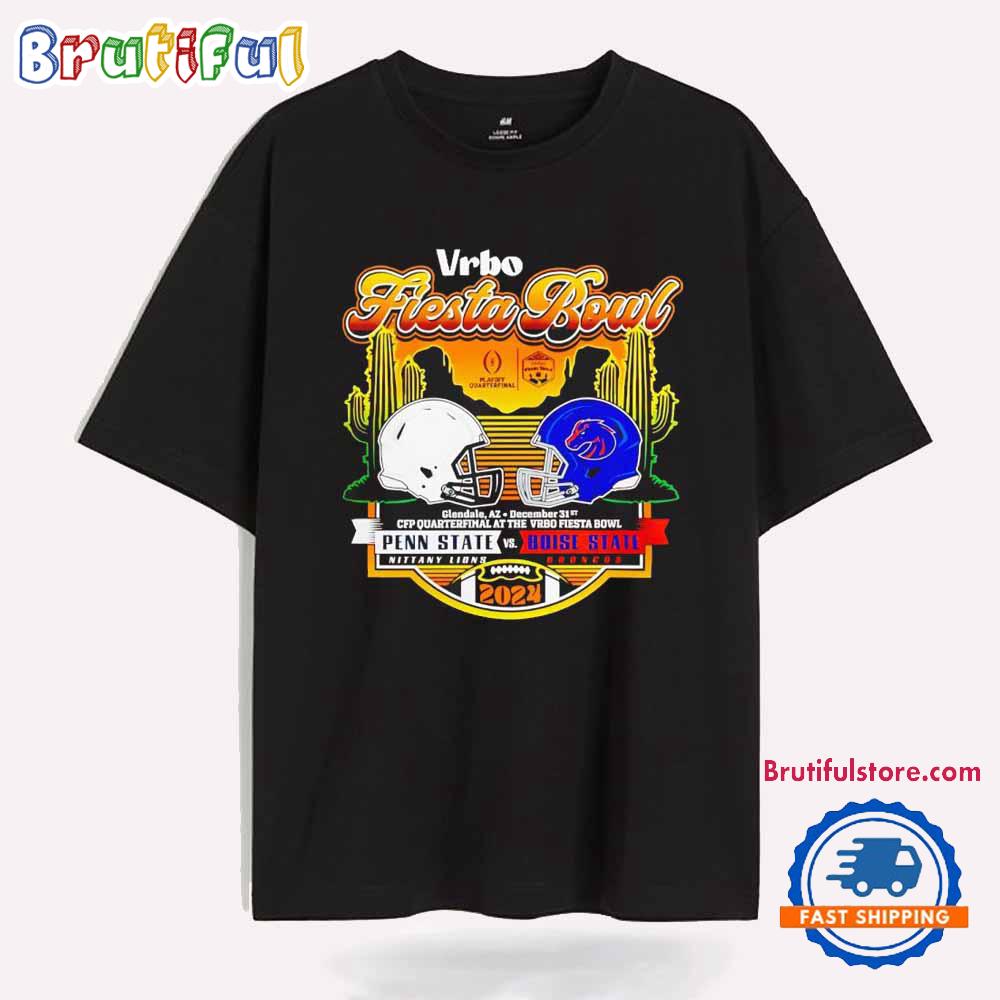Penn State Vs Boise State 2024 Cfp Vrbo Fiesta Bowl Sunset T Shirt