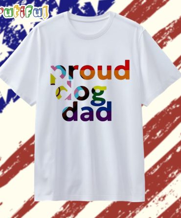 Proud Dog Dad Lgbt Pride Month T Shirt