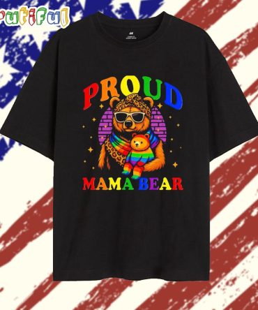 Proud Mama Bear Lgbt Pride T Shirt