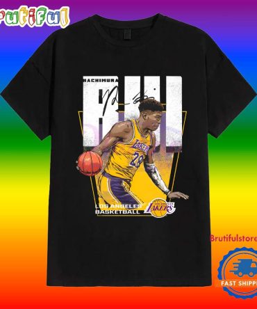 Retro Vintage Rui Hachimura 28 Los Angeles Basketball T Shirt