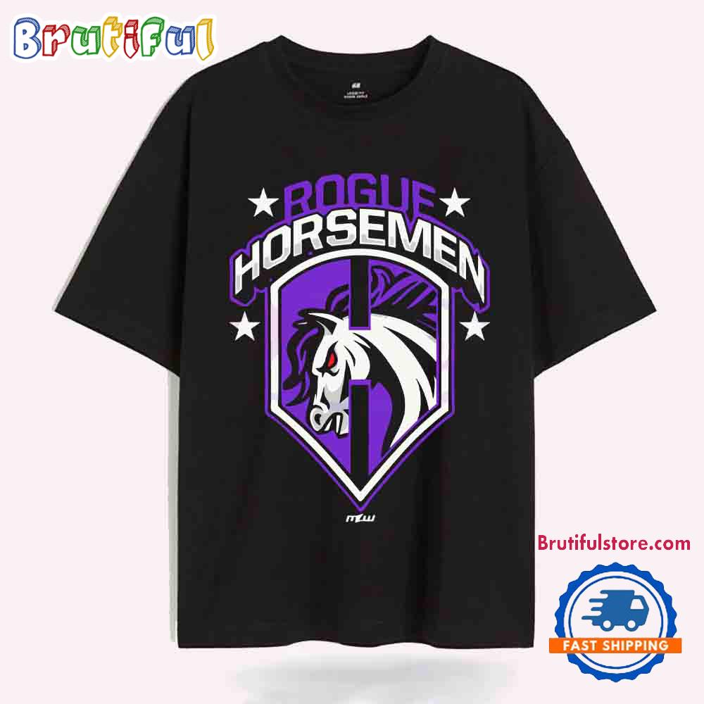 Rogue Horsemen Shield Major League Wrestling T-Shirt