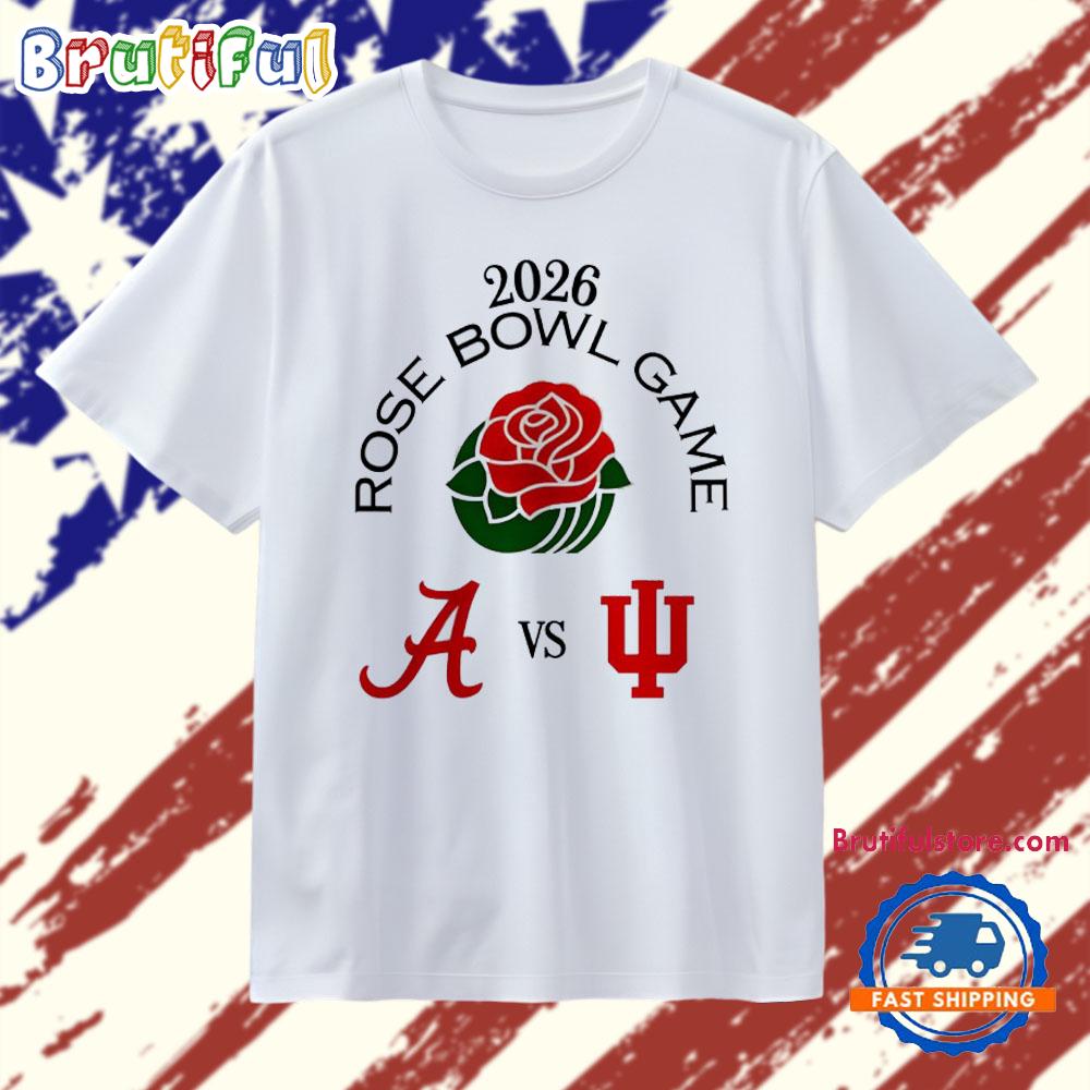 Rose Bowl Game 2026 Alabama Vs Indiana Vintage T Shirt