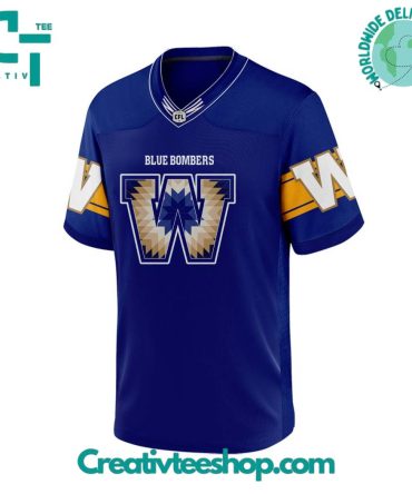 Cfl Winnipeg Blue Bombers Football Jersey