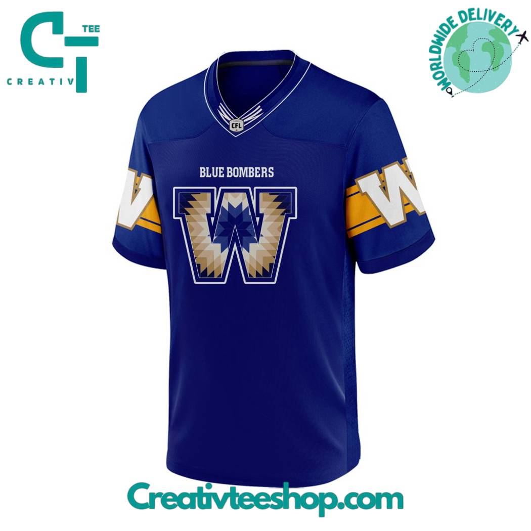 Cfl Winnipeg Blue Bombers Football Jersey