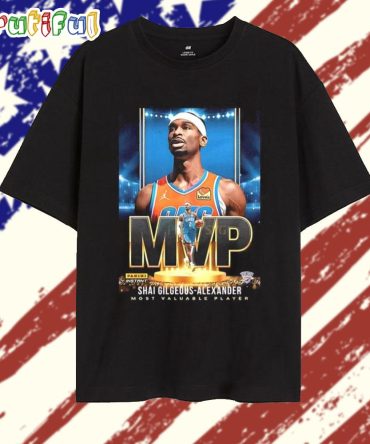 Shai Gilgeous Alexander 2025 Mvp Panini Instant T Shirt
