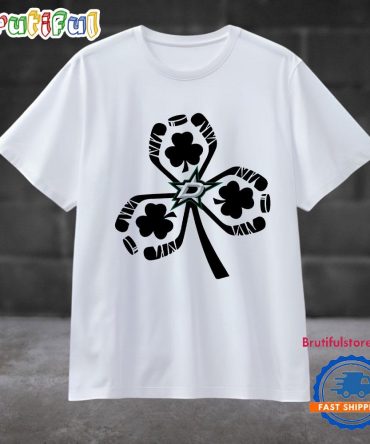 Shamrock Hockey St Patricks Day Dallas Stars Sporty 2025 T Shirt