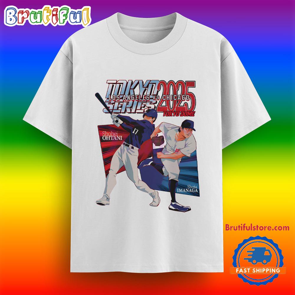 Shohei Ohtani Vs Shota Imanaga 2025 Tokyo Series Anime Shirt