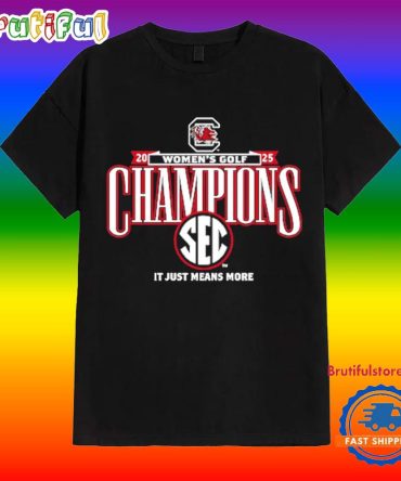South Carolina Gamecocks 2025 Sec Women’S Golf Champions Shirt