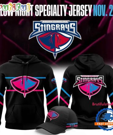 South Carolina Stingrays Glow Night Limited Edition Hoodie Shirt 2025