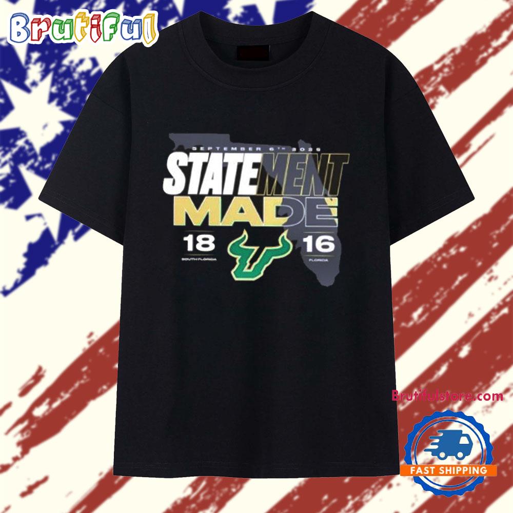 South Florida Bulls Vs Florida Gators 18-16 Score 2025 T Shirt