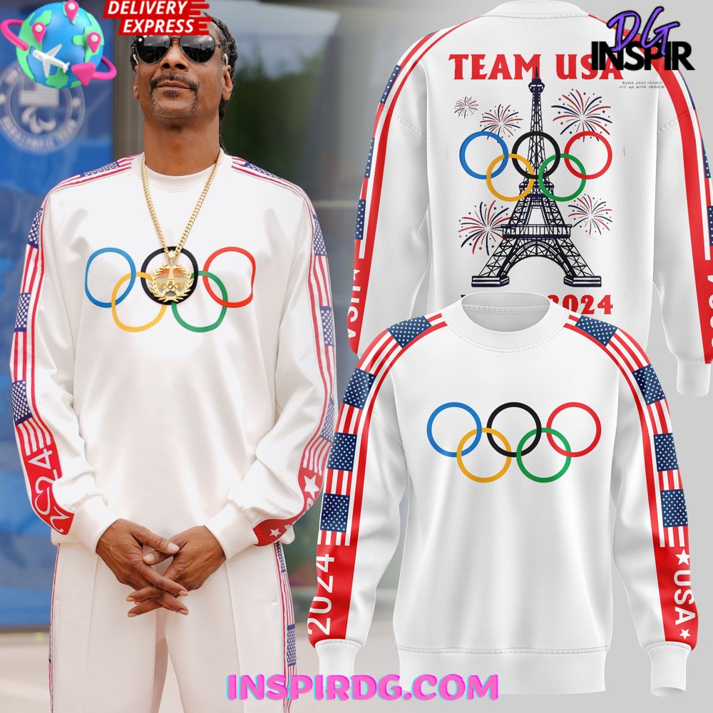 Snoop Dogg Usa Team Olympic Paris 2024 Sweatshirt