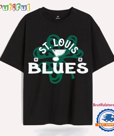 St Louis Blues Shamrock For St Patricks Day In Richmond T Shirt
