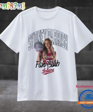 Sydney Parrish Indiana Hoosiers Basketball Fan Club T Shirt