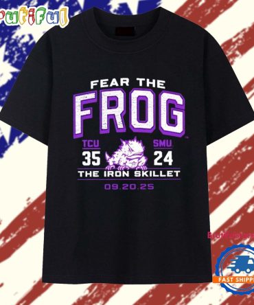 Tcu Horned Frogs Fear The Frog The Iron Skillet T Shirt