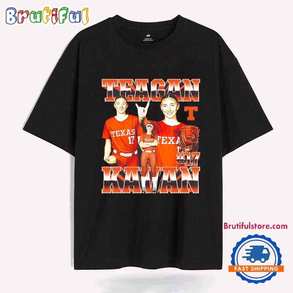 Teagan Kavan Texas Softball Player Collage T Shirt