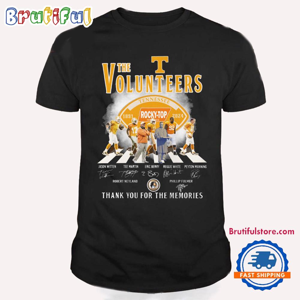 Tennessee Volunteers 1891-2024 Thank You For The Memories New T Shirt
