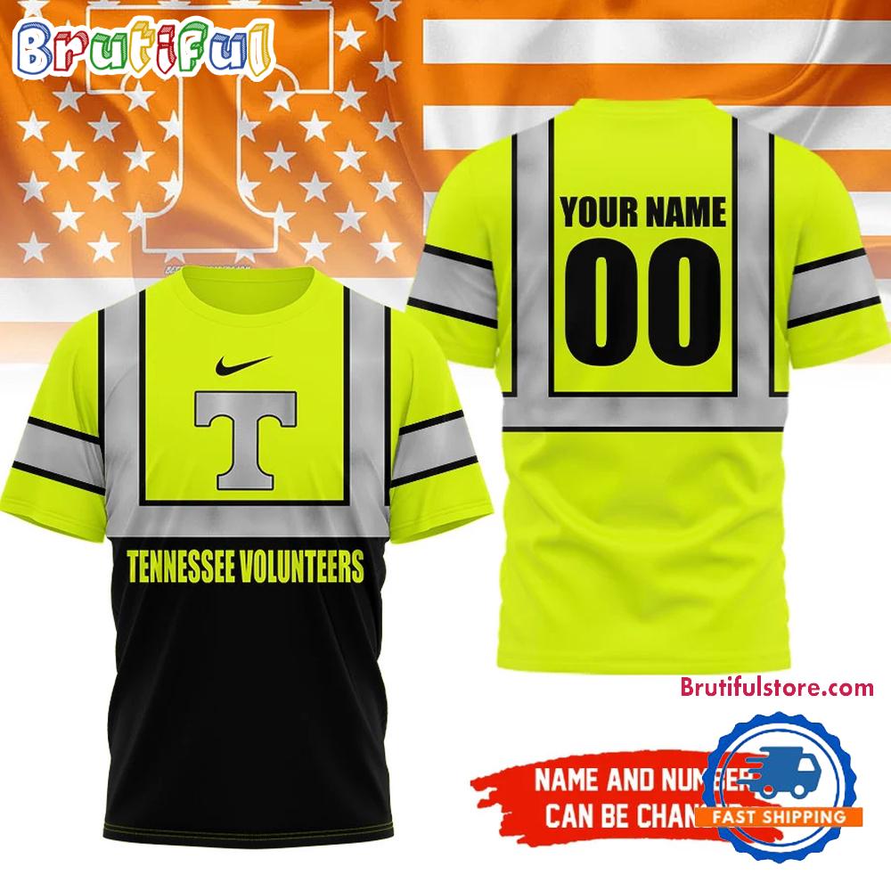 Tennessee Volunteers Ncaa Hi Vis Safety Unisex 3D Shirt