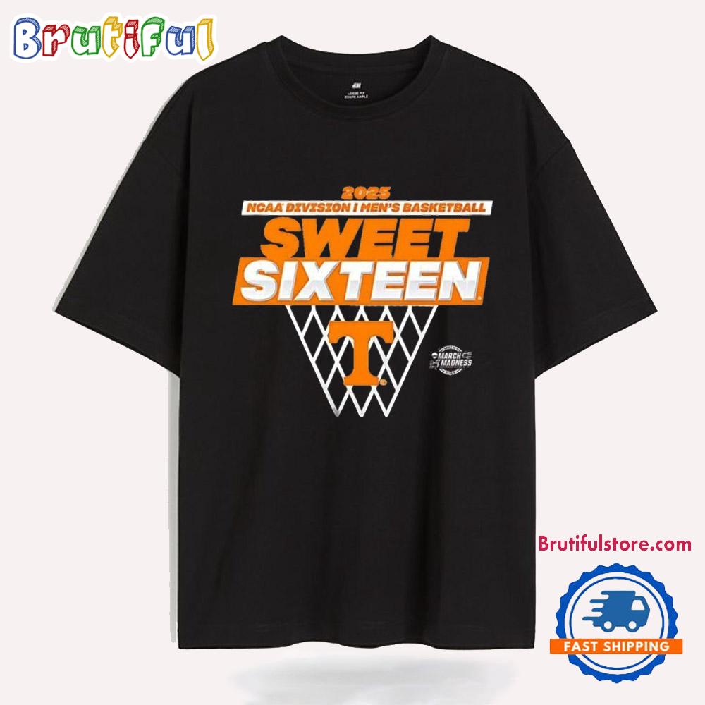 Tennessee Volunteers Ncaa Men’S Sweet Sixteen Traditional 2025 T Shirt