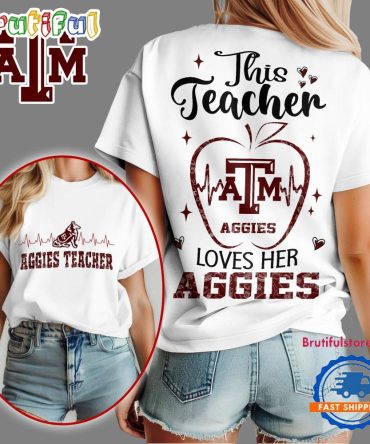 Texas A&M Aggies Teacher Appreciation Month Vintage T Shirt